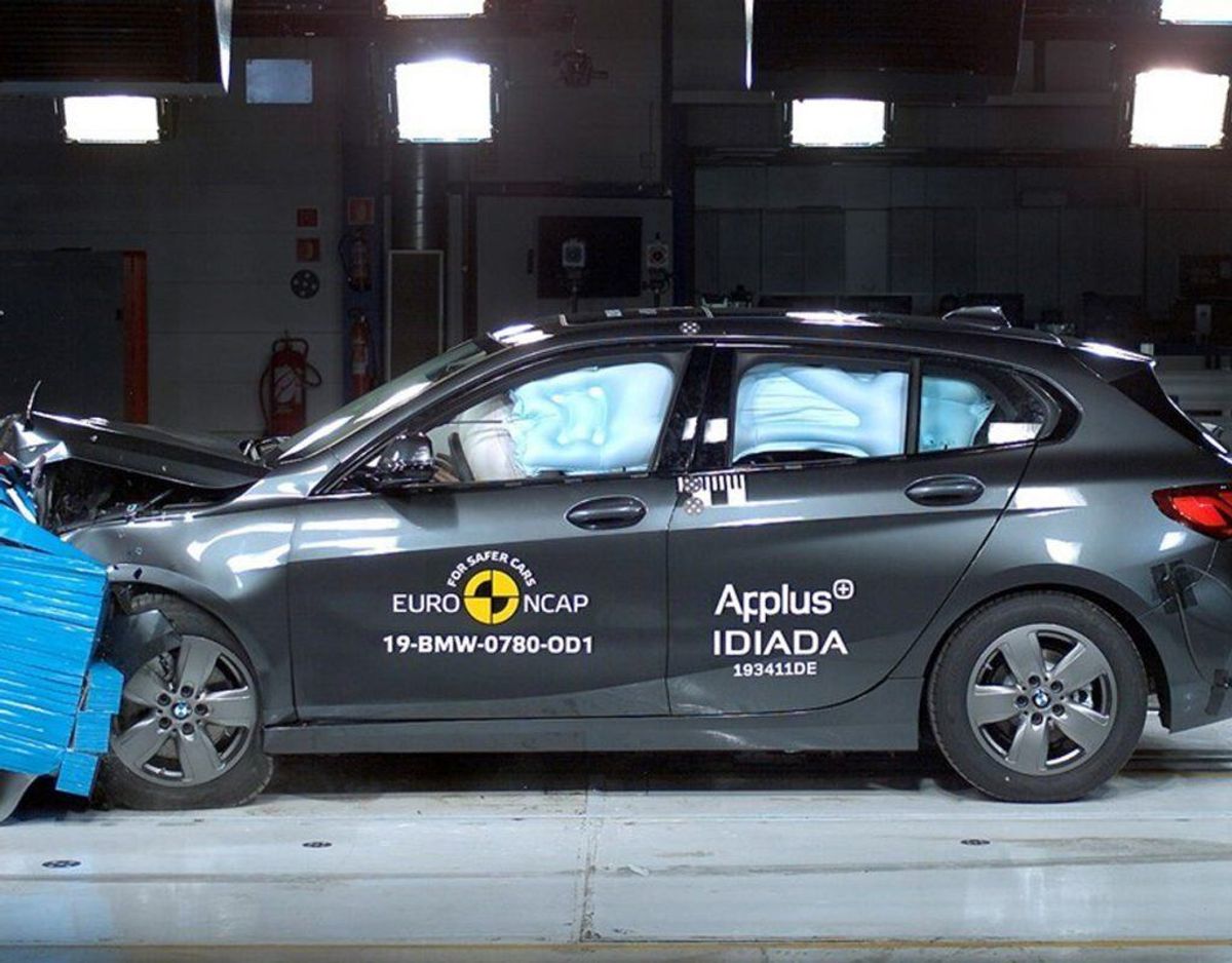 BMW 1-serie: 5 Euro NCAP-stjerner. Foto: FDM