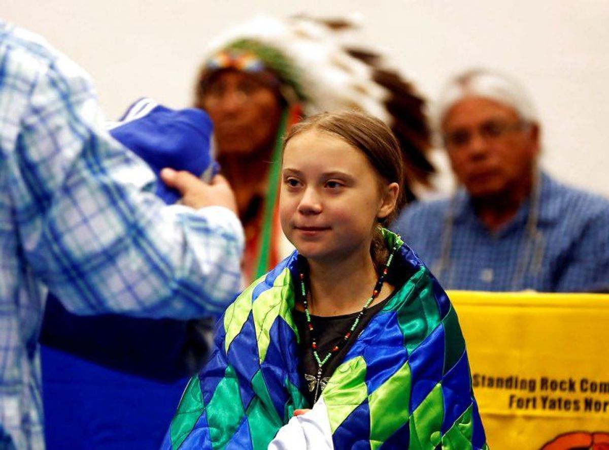 Klimaaktivisten Greta Thunberg var blevet udråbt som storfavorit til at vinde prisen. KLIK FOR MERE. Foto: Scanpix