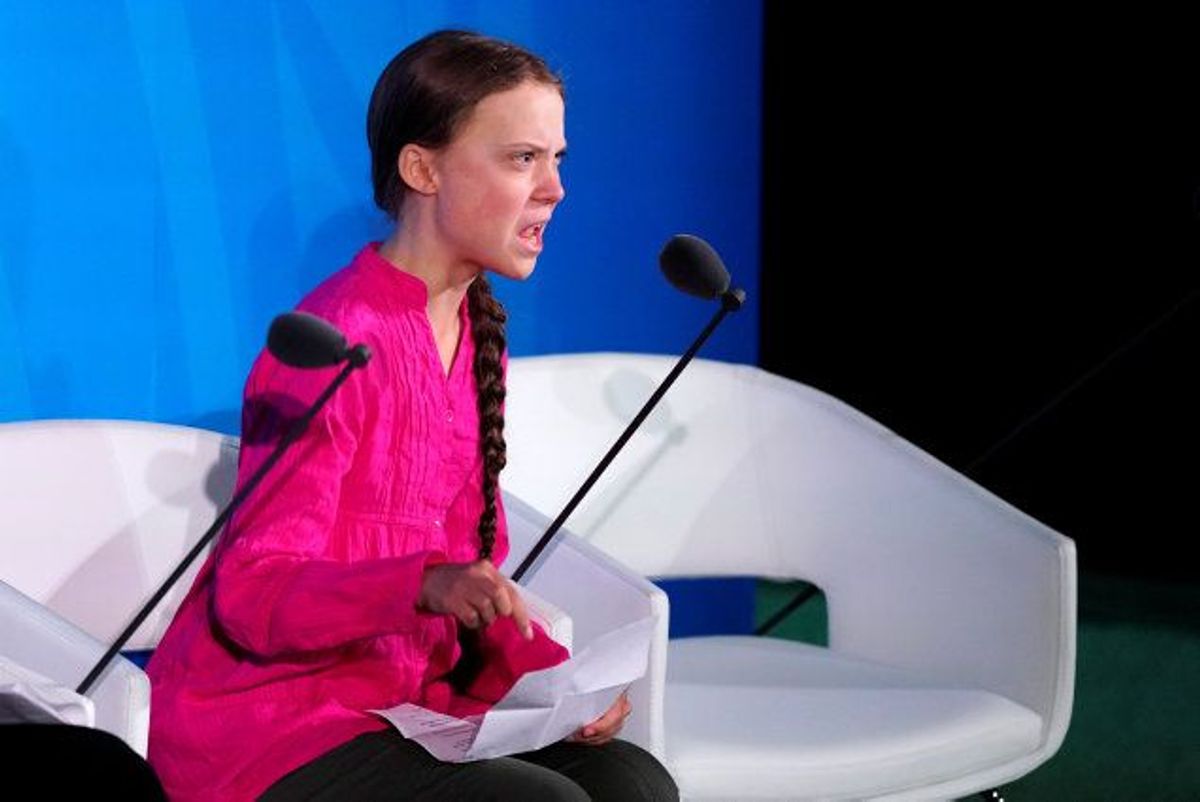 16-årige Greta Thunberg holdt en følelsesladet tale ved åbningen af FN’s klimatopmøde i New York den 23. september. (Arkivfoto) Foto: Carlo Allegri/Reuters