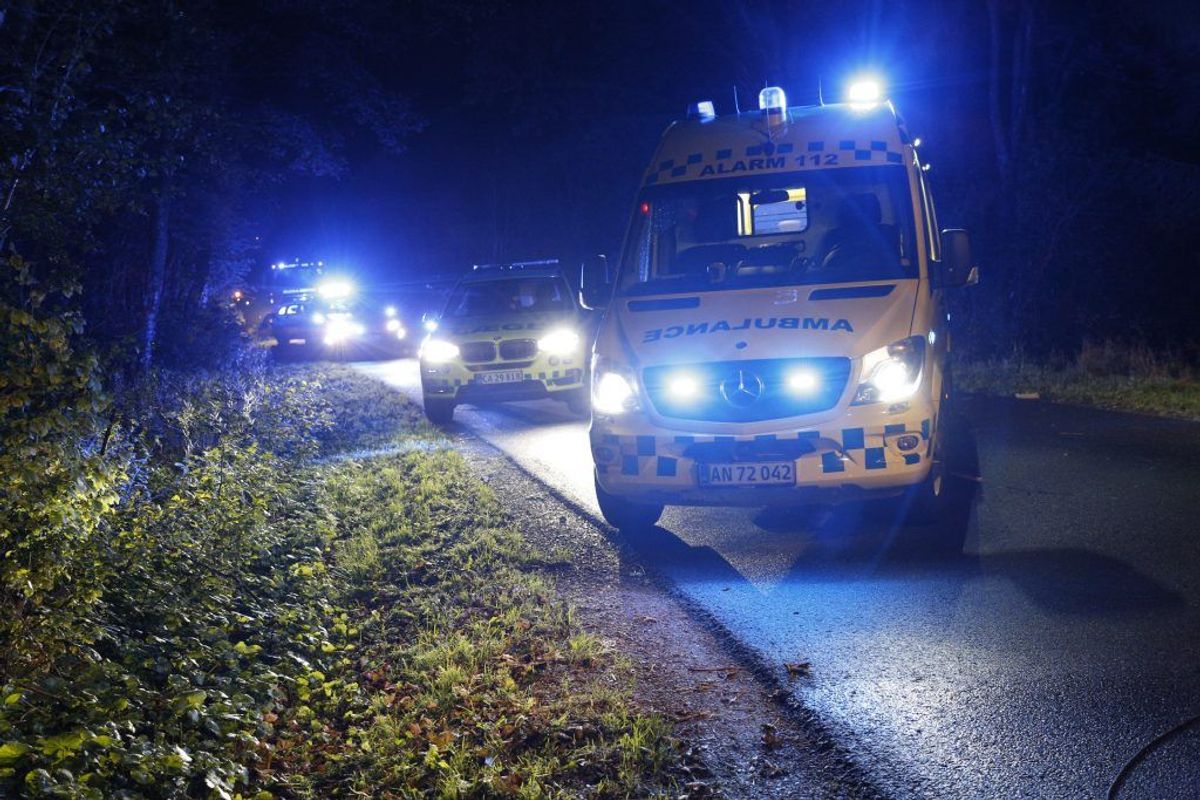 Politi, ambulance og redning er massivt til stede. KLIK VIDERE FOR FLERE BILLEDER. Foto: Presse-fotos.dk