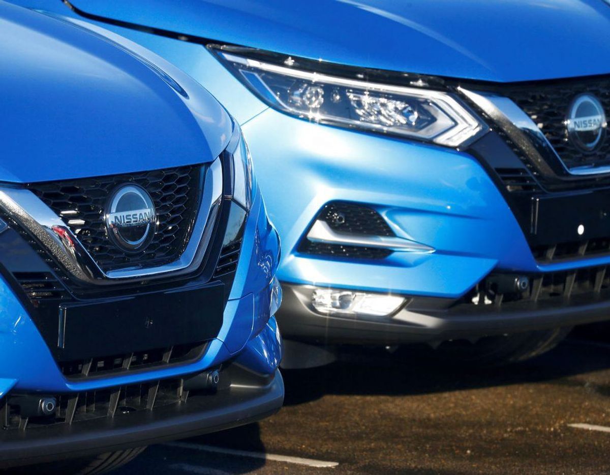 FILE PHOTO: Qashqai cars by Nissan are seen parked at the Nissan car plant in Sunderland, Britain February 4, 2019. REUTERS/Phil Noble/File Photo