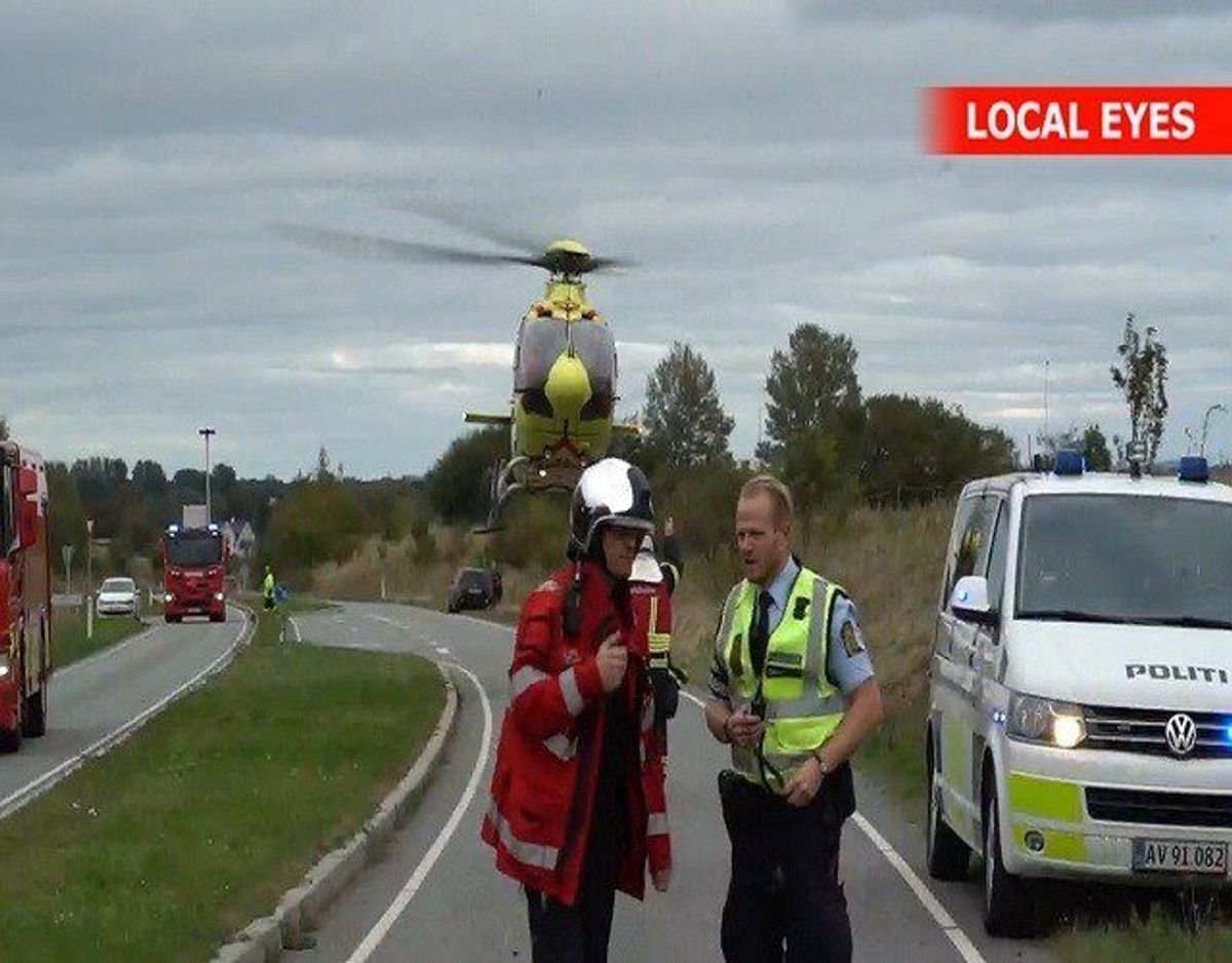 En 29-årig mand er død. Han var involveret i den frontale ulykke den 3. oktober 2019 på Omfartsvejen i Græsted. Foto: Local Eyes
