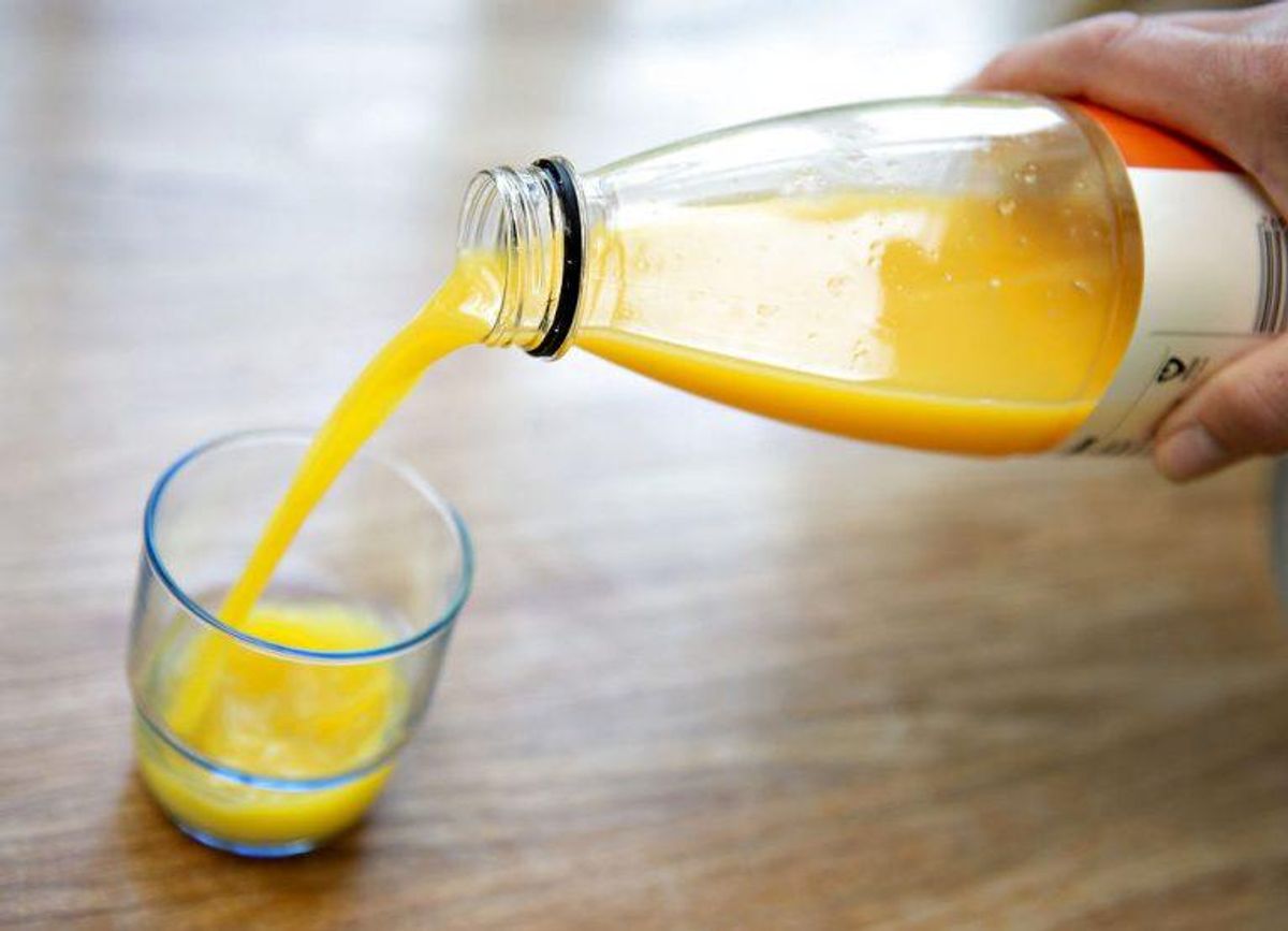 Appelsinjuice er nummer fire. Foto: Scanpix