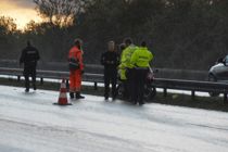 To motorcykler kørt sammen