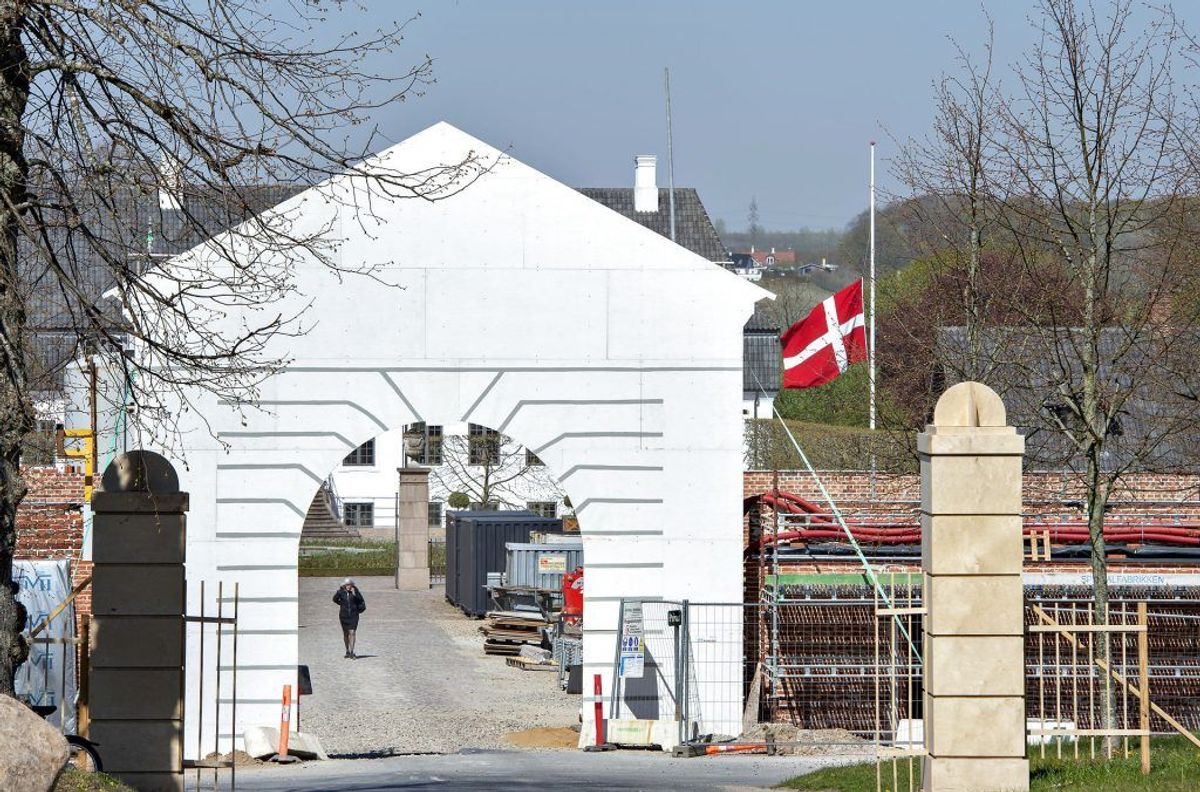 Constantinsborg ved Brabrand i Aarhus, tirsdag den 23. april 2019. Hjem for familien Anders og Anna Holch Povlsen, ejer af Bestseller. 3 af parrets børn blev dræbt ved terrorangreb i Colombo på Sri Lanka.. (Foto: Henning Bagger/Ritzau Scanpix)