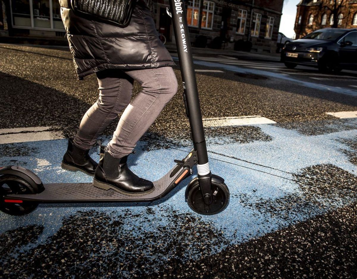 Dermed sagt, at du ikke kunne få lov at vinde retten til at købe en el-løbehjul til 9 kr. Du kunne blive snydt, ku’ du. Foto: Scanpix
