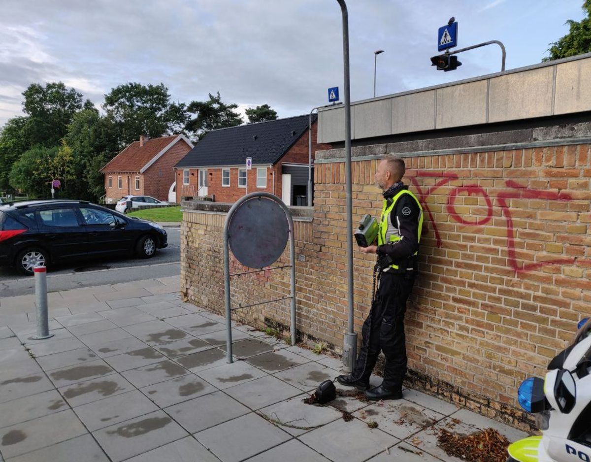 På denne morgen blev der ikke skrevet én bøde. Foto: Newsbreak.dk