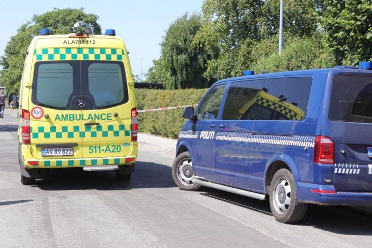 Sådan så der ud i Søborg 30. juni. Nu er en person anholdt. KLIK for flere billeder. Foto: Presse-fotos.dk.