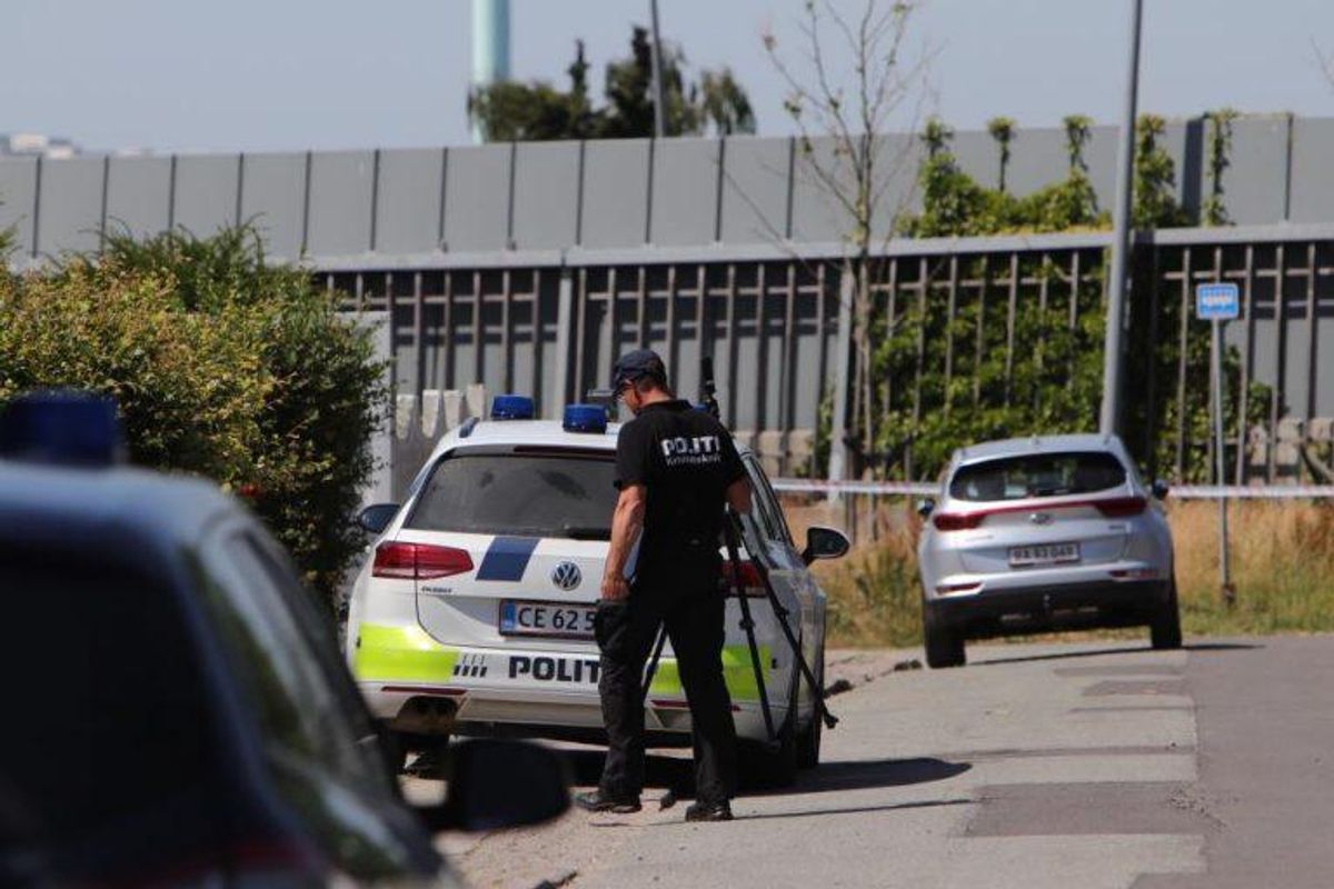 Sådan så der ud i Søborg 30. juni. Nu er en person anholdt. KLIK for flere billeder. Foto: Presse-fotos.dk.