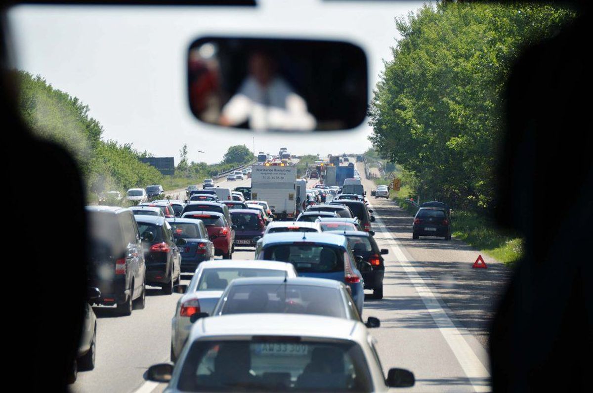 På Fyn er to områder udsatte: Den vestlige del af den fynske motorvej og så Rute 9 mellem Svendborg og Spodsbjerg. Foto: Colourbox