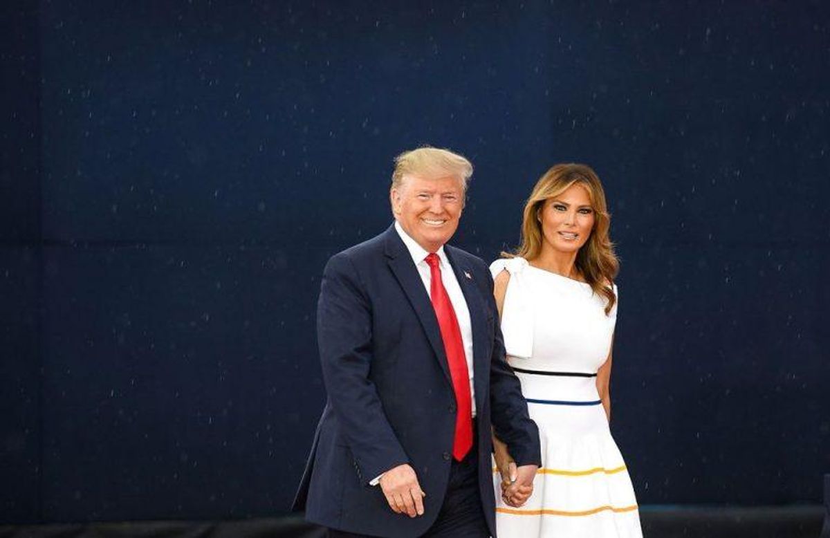 Donald Trump og Melania Trump er klar til at besøge Danmark. KLIK VIDERE OG SE BILLEDER FRA DE ANDRE PRÆSIDENTERS BESØG. Foto: Scanpix