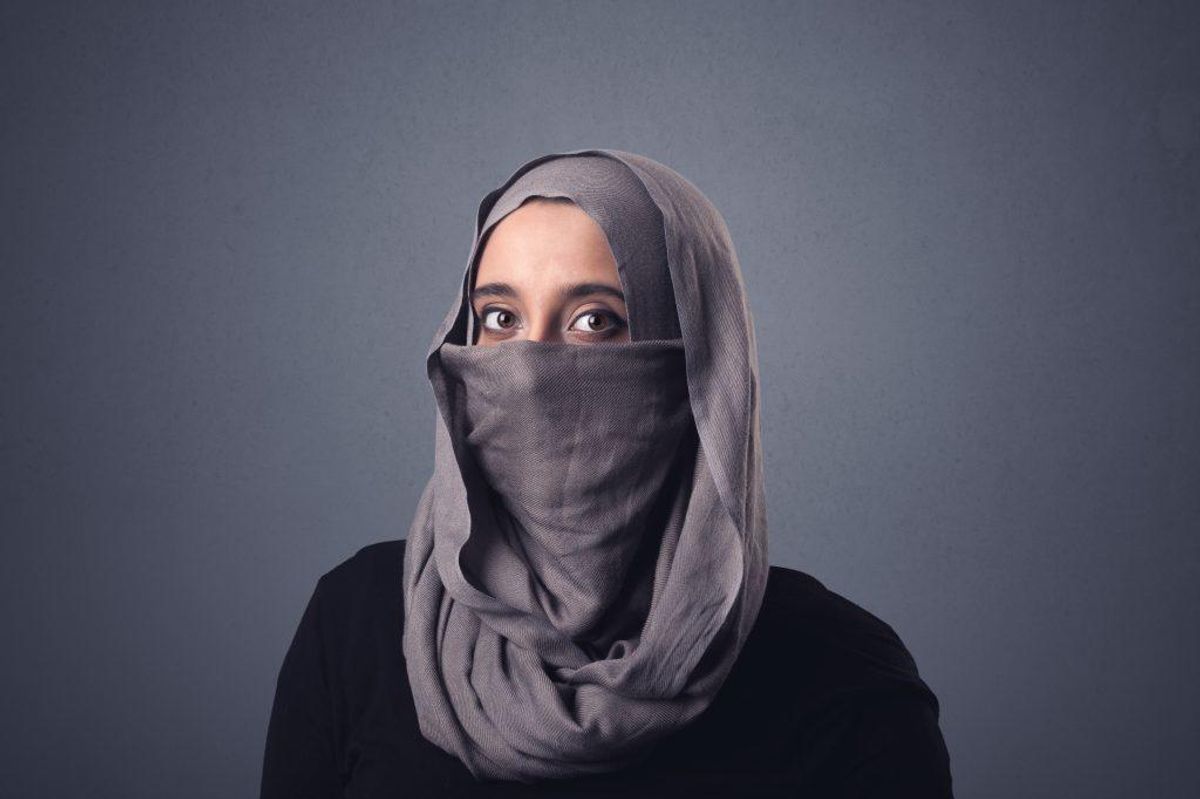 Den første er en halv niqab, som ud over øjnene lader et stykke af panden være udækket.
Arkivfoto: SCANPIX