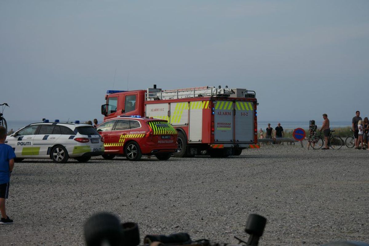 En 81-årig mand er druknet i havet ud for Bønnerup Strand. Foto: Øxenholt Foto