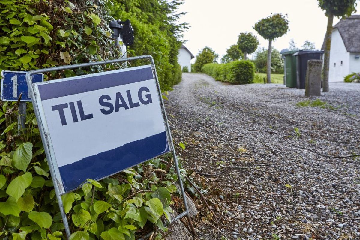 Lejre: Faldet med 4606 kroner per kvadratmeter. Kilde: Ritzau/Boligsiden.dk. Arkivfoto.