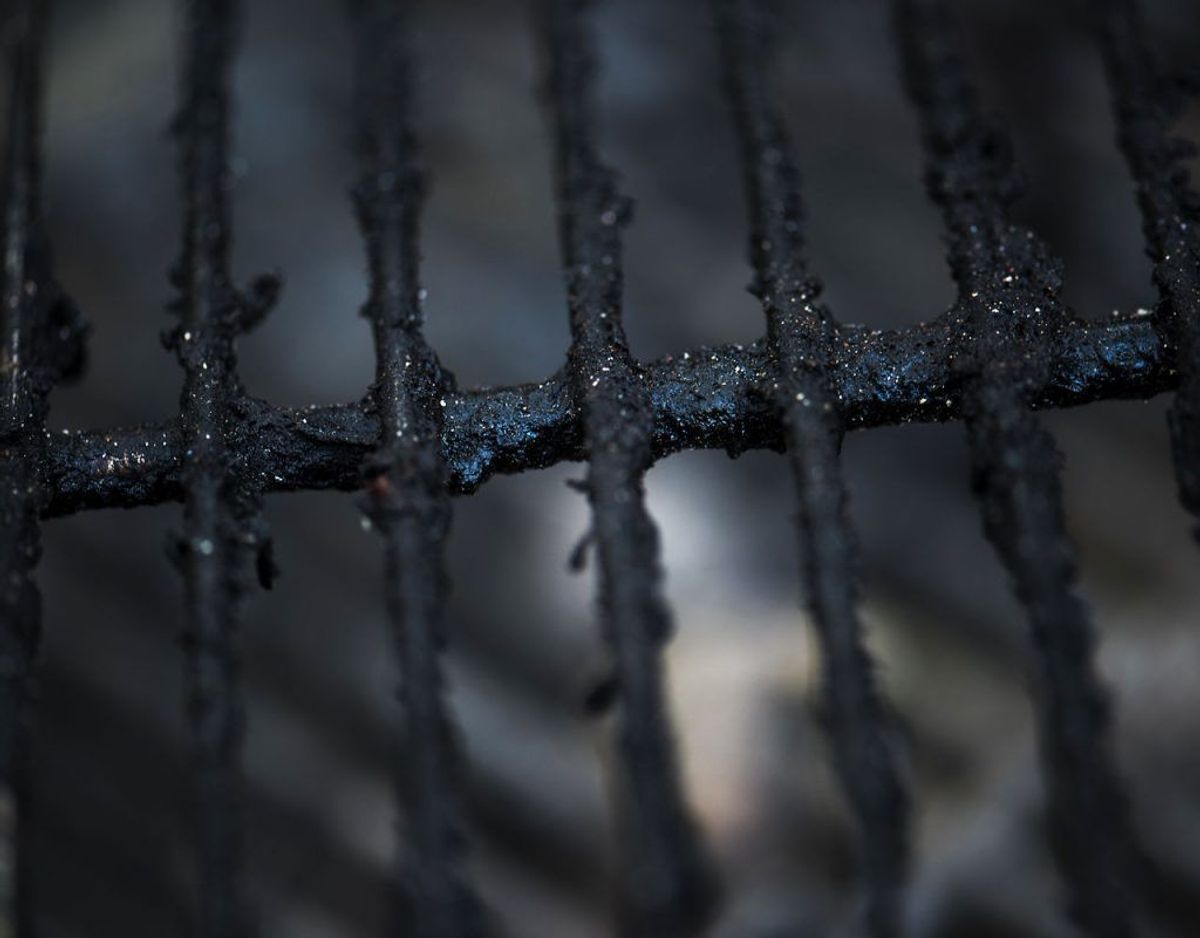 Brug stålbørsten på grillristen, lige når du har taget det sidste stykke kød af grillen. Kilde: Bolius Foto: Scanpix