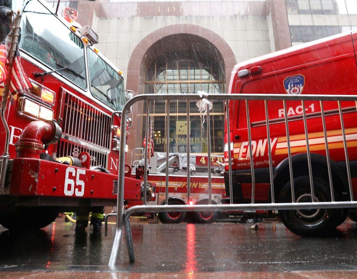 Brandmænd fra Fire Department New York er efter redningsarbejdet ved terrorangrebet den 11. september blevet ramt af sygdommen Sarcoidose. Klik videre for flere billeder. Foto: Scanpix