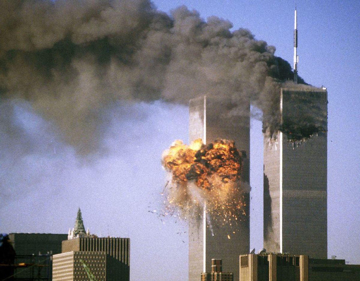 Brandmænd fra Fire Department New York er efter redningsarbejdet ved terrorangrebet den 11. september blevet ramt af sygdommen Sarcoidose. Foto: Scanpix