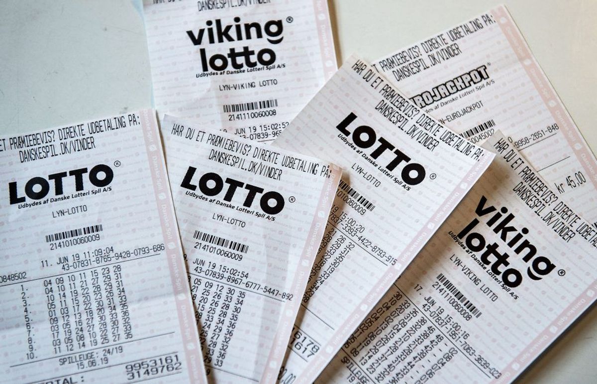 Tre heldige personer i en Lottoklub har scoret den helt store gevinst. Foto: Scanpix