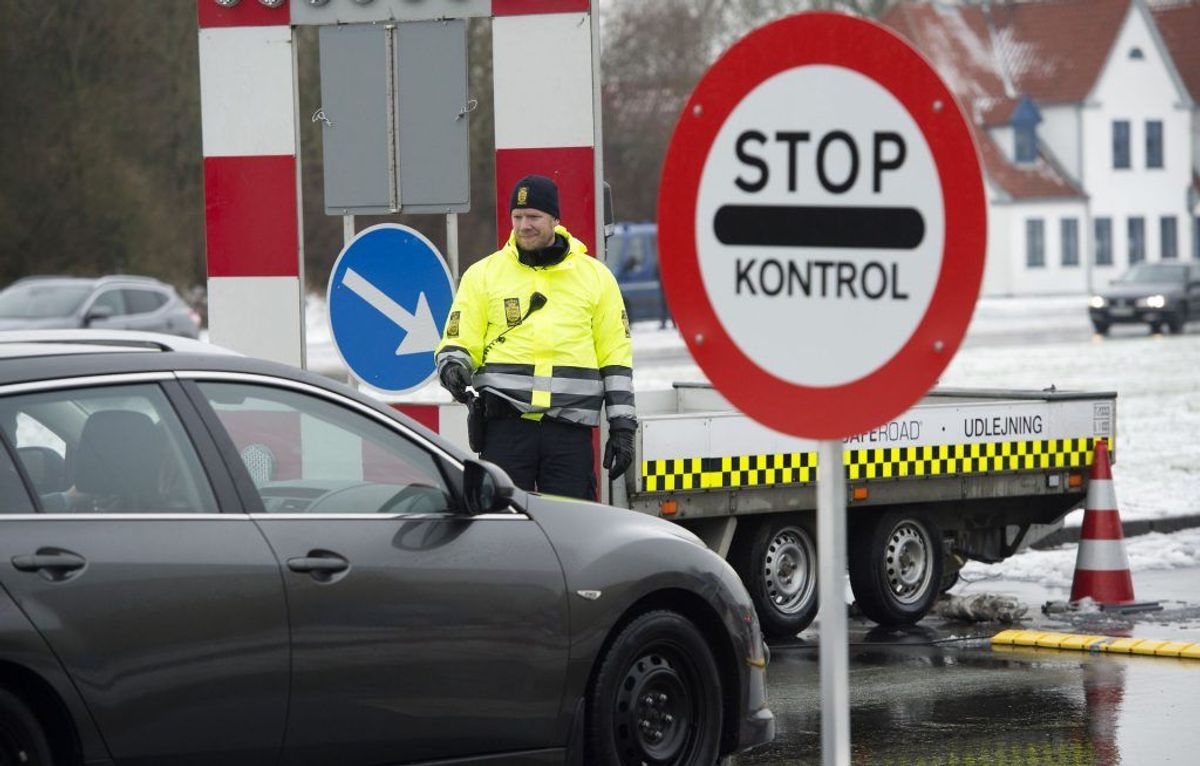 På grund af grænsekontrollen vil der også være risiko for kødannelse fra Tyskland. Foto: Scanpix