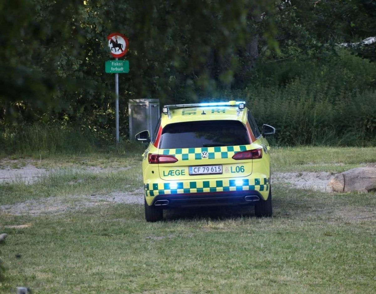 Politi og redning blev tilkaldt tirsdag. Foto: Presse-fotos.dk