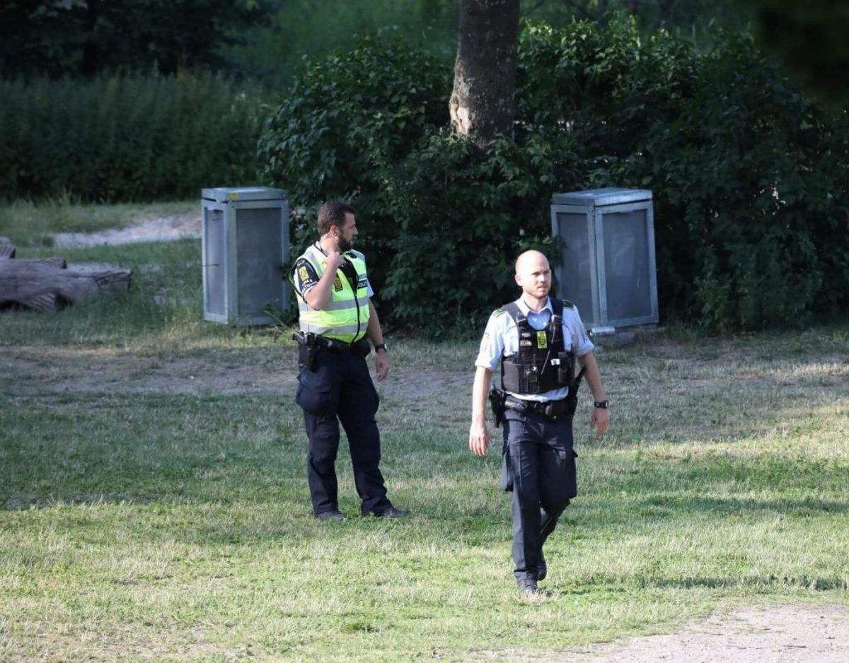 Politi og redning blev tilkaldt tirsdag. Foto: Presse-fotos.dk