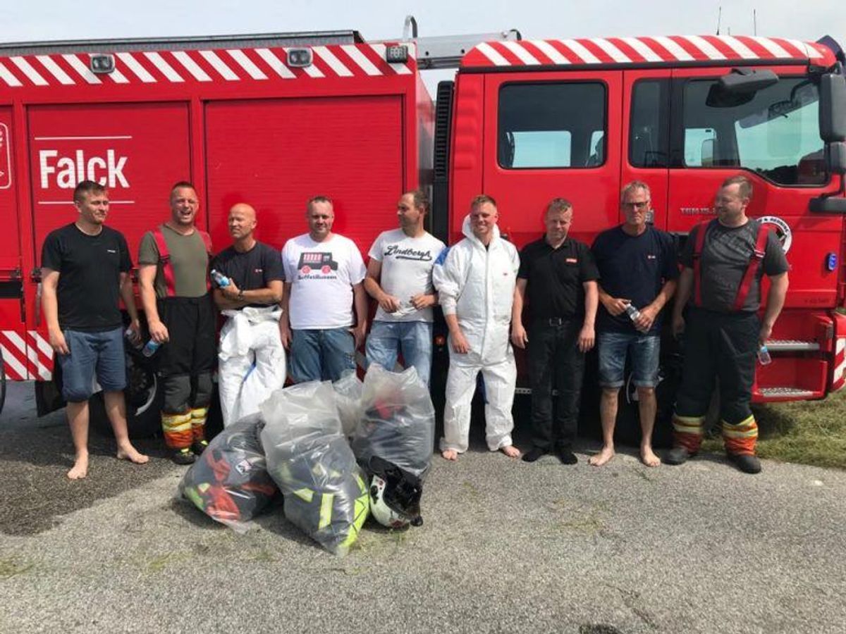 Brand & Redning Sønderjylland har lagt disse billeder op af aktionen. KLIK for flere billeder. Foto: Brand & Redning Sønderjylland.