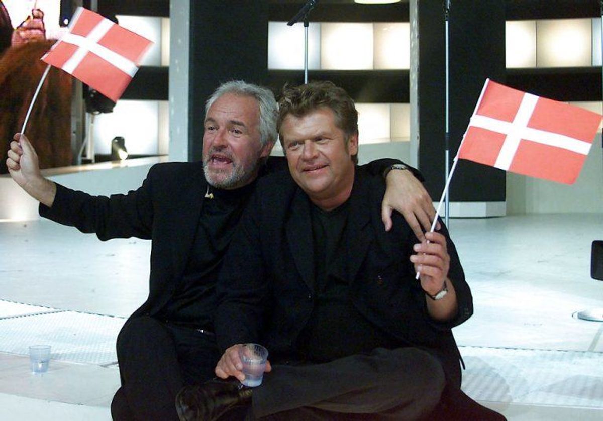 Jørgen og Niels Olsen tryllebandt både Danmark og Europa med Fly on the Wings of Love – men om man bedre kand lide den danske udgave: Smuk som et stjerneskud – ja, det er stadig en diskussion den dag i dag. Foto: Scanpix