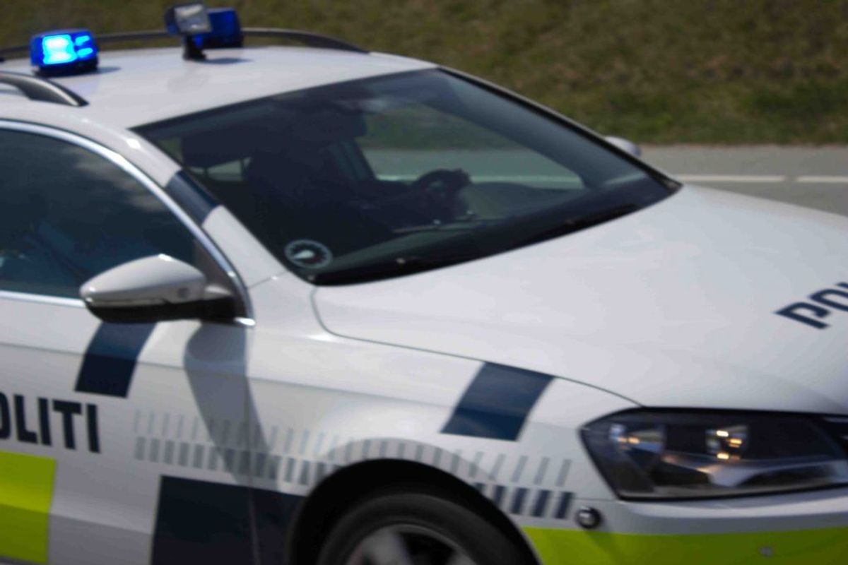 Politiet rykkede talstærkt ud efter en anmeldelse om et skyderi. Foto: Colourbox.