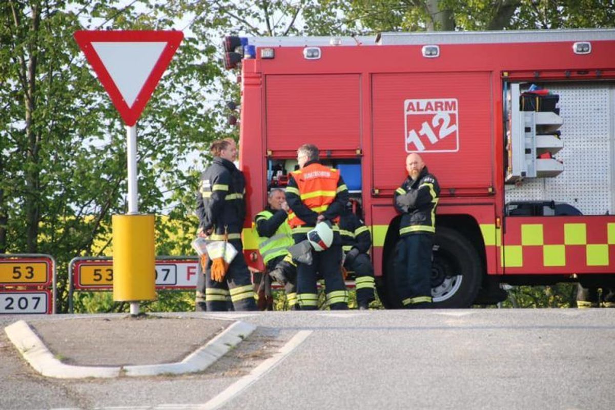 En alvorlig ulykke ved Slangerup har spærret en hovedvej i begge retninger. KLIK for mere info. Foto: Presse-fotos.