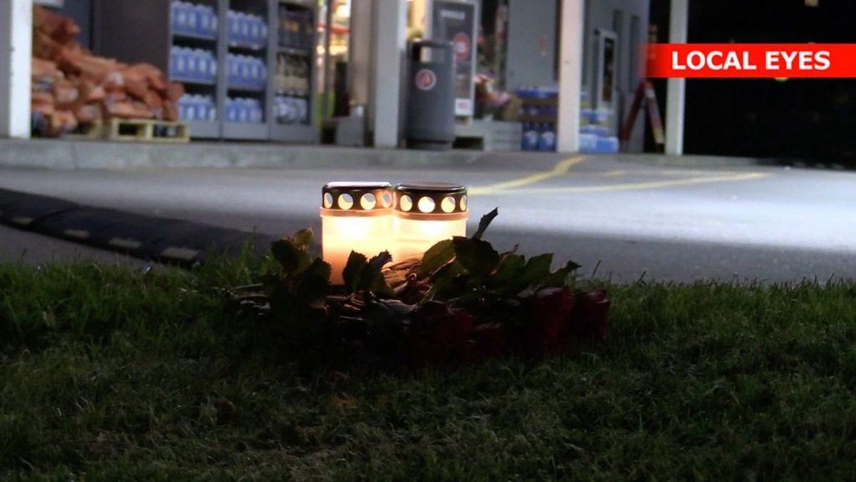 Den døde familiefar blev mindet i dagene efter sin død. Nu er gerningsmanden stukket af. Klik videre og se politiets efterlysningsbilleder. Foto: Local Eyes