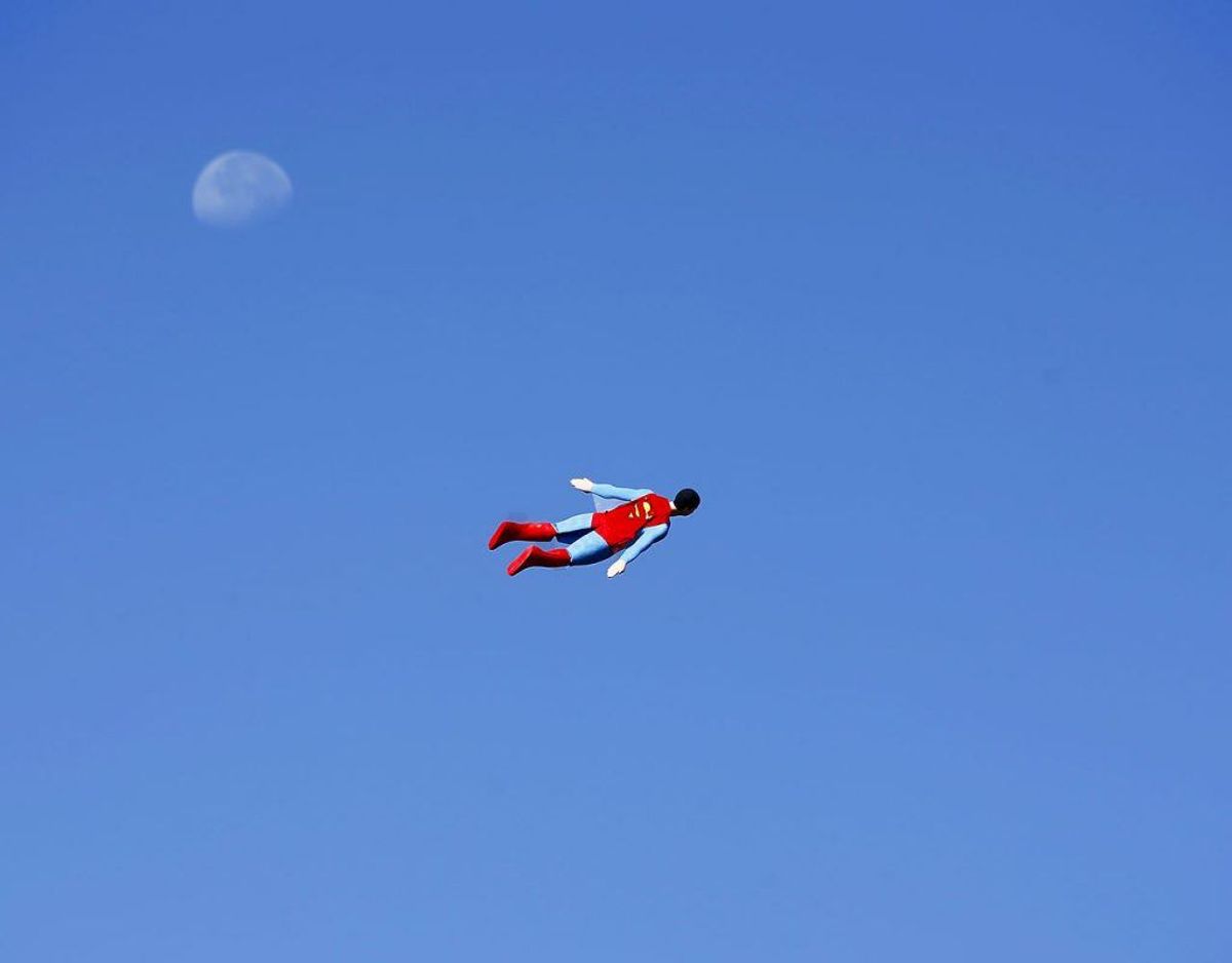 333.139 konti brugte “superman” Foto: Scanpix/Mike Blake.