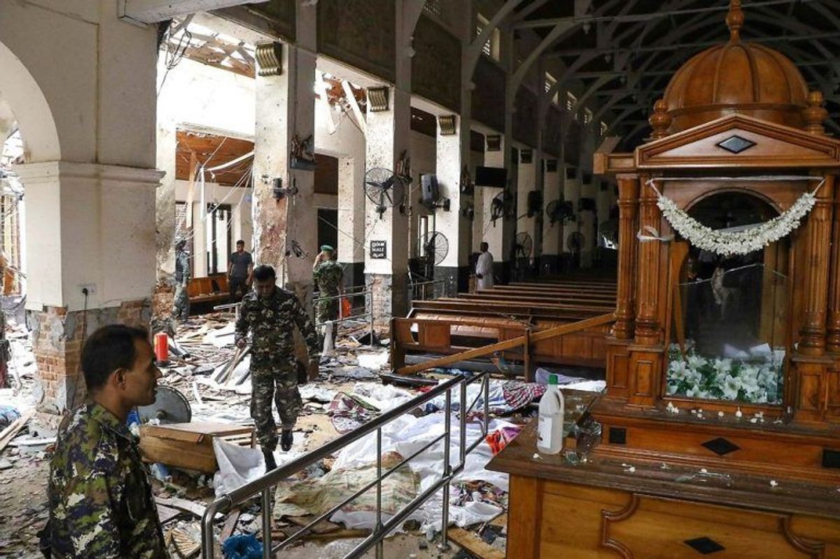 Sri Lanka er ramt af flere angreb. KLIK VIDERE OG SE FLERE BILLEDER. Foto: Scanpix
