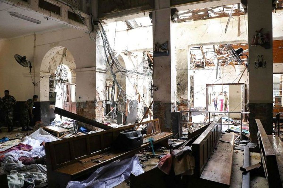 Sri Lanka er ramt af flere angreb. KLIK VIDERE OG SE FLERE BILLEDER. Foto: Scanpix