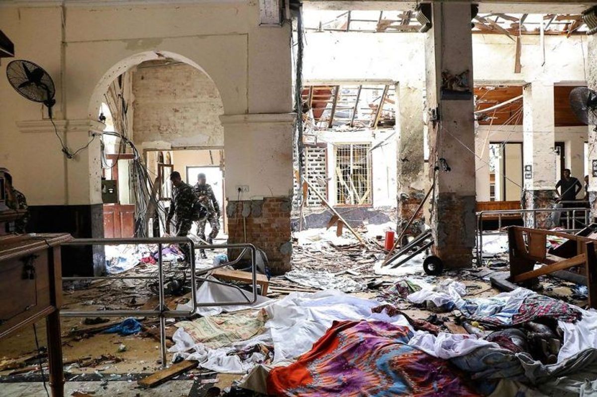 Sri Lanka er ramt af flere angreb. KLIK VIDERE OG SE FLERE BILLEDER. Foto: Scanpix