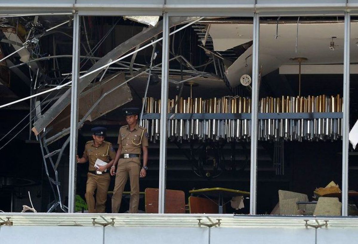 Sri Lanka er ramt af flere angreb. KLIK VIDERE OG SE FLERE BILLEDER. Foto: Scanpix