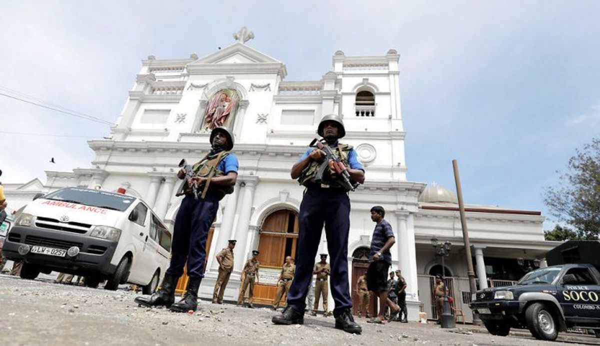 Sri Lanka er ramt af flere angreb. KLIK VIDERE OG SE FLERE BILLEDER. Foto: Scanpix
