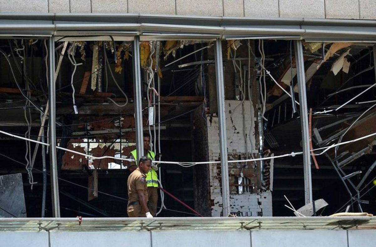 Sri Lanka er ramt af flere angreb. KLIK VIDERE OG SE FLERE BILLEDER. Foto: Scanpix