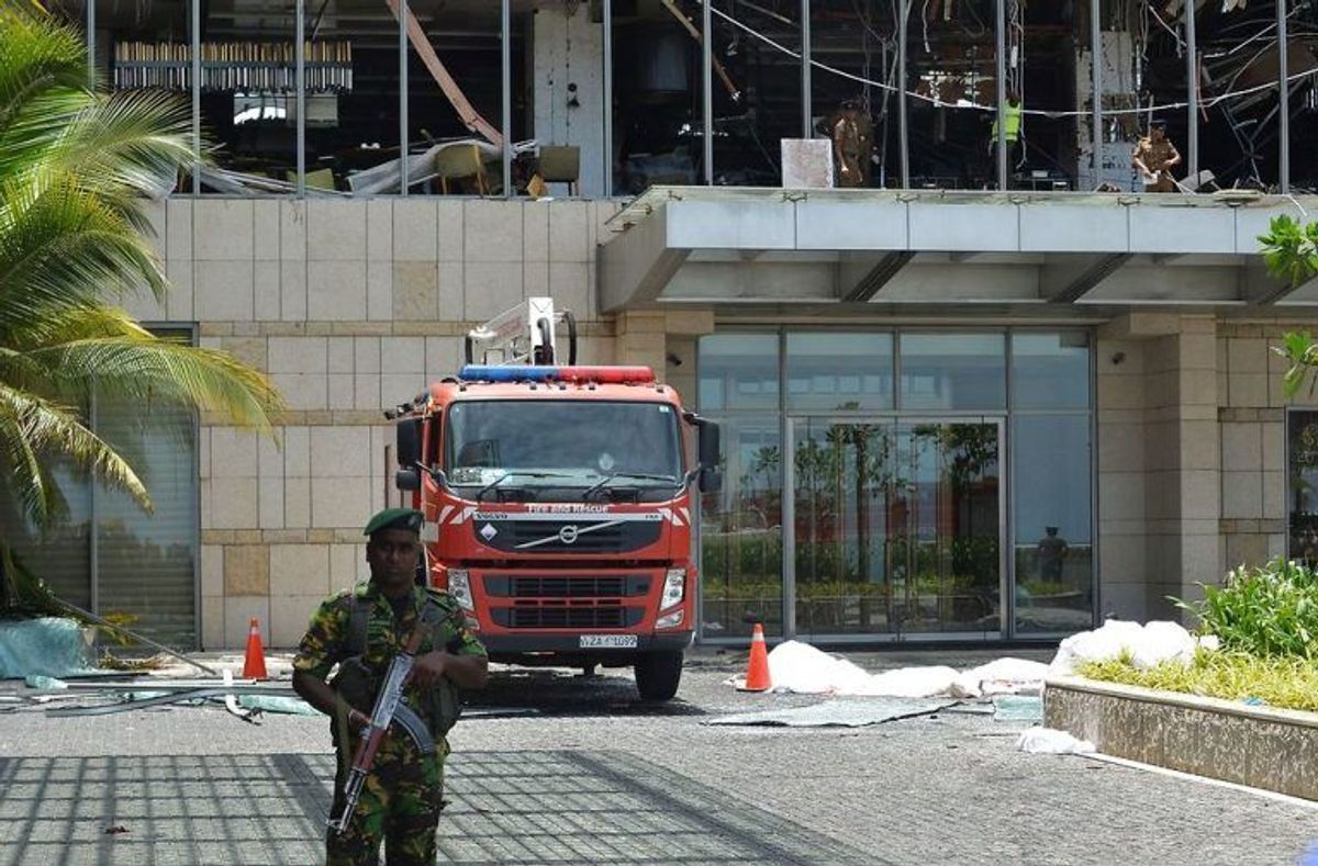 Sri Lanka er ramt af flere angreb. KLIK VIDERE OG SE FLERE BILLEDER. Foto: Scanpix