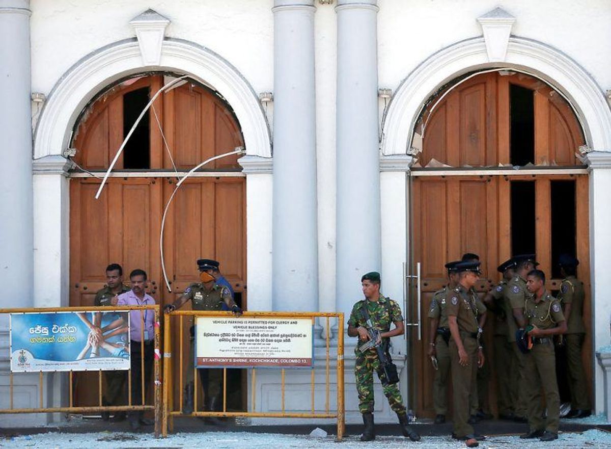 Sri Lanka er ramt af flere angreb. KLIK VIDERE OG SE FLERE BILLEDER. Foto: Scanpix