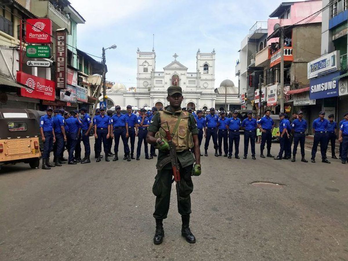 Sri Lanka er ramt af flere angreb. KLIK VIDERE OG SE FLERE BILLEDER. Foto: Scanpix