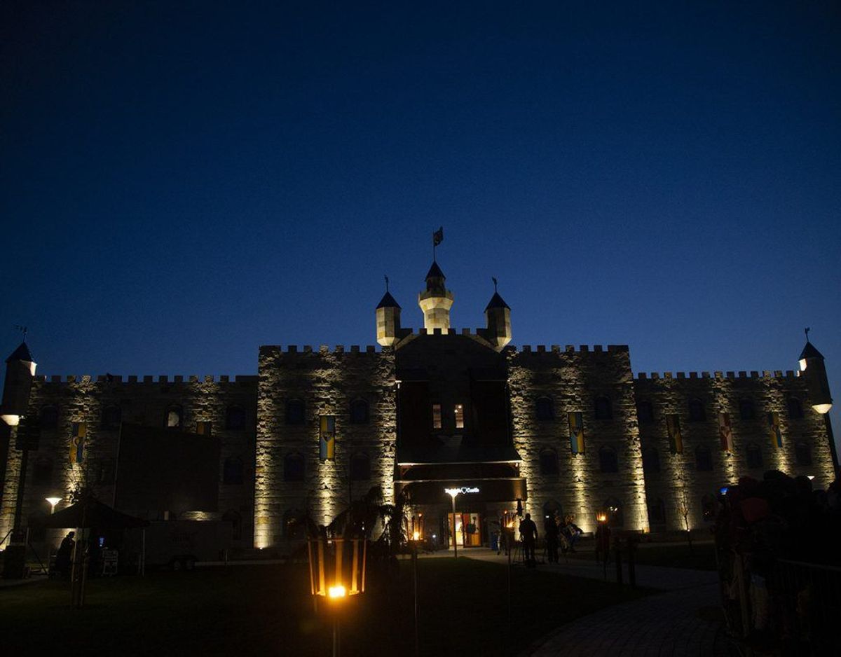 Et nyt eventyr tematiseret hotel, Legoland Castle Hotel, blev fredag indviet i Billund. Foto: René Lind Gammelmark