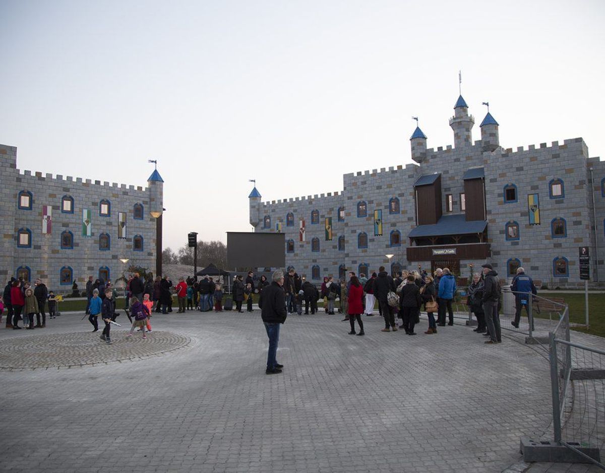 Et nyt eventyr tematiseret hotel, Legoland Castle Hotel, blev fredag indviet i Billund. Foto: René Lind Gammelmark