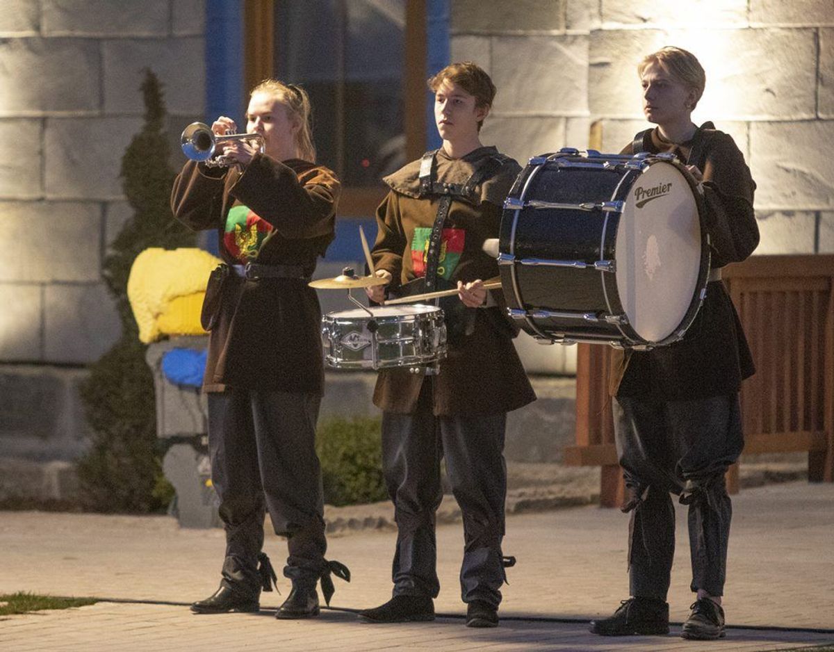 Musikalske indslag var også en del af festen. Foto: René Lind Gammelmark