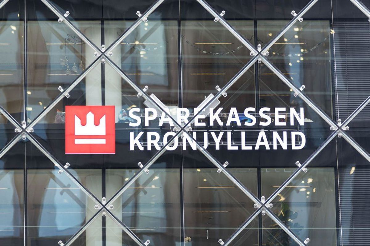 Sparekassen Kronjylland: 4.339 ny kunder hos den Randers-baserede bank. Foto: Christian Lindgren/Scanpix.