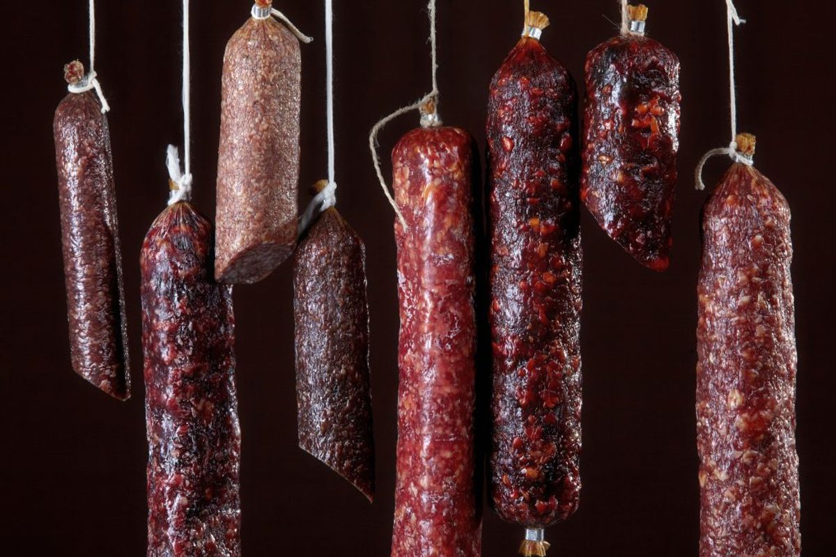 Spegepølse. Kilde: Fødevarestyrelsen. Arkivfoto.