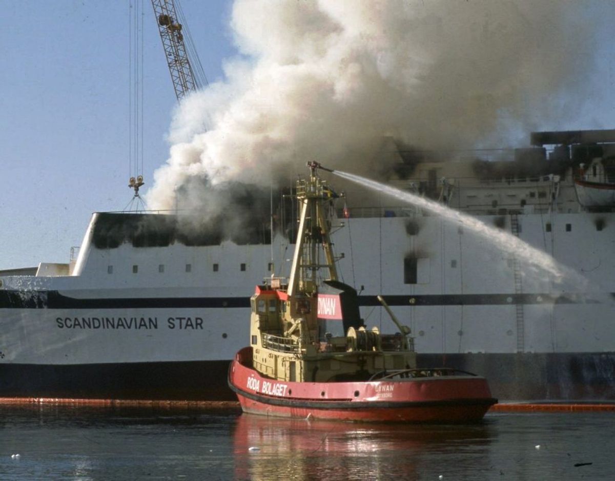 Den katastrofale brand kostede flere mennesker livet. Foto: Scanpix.