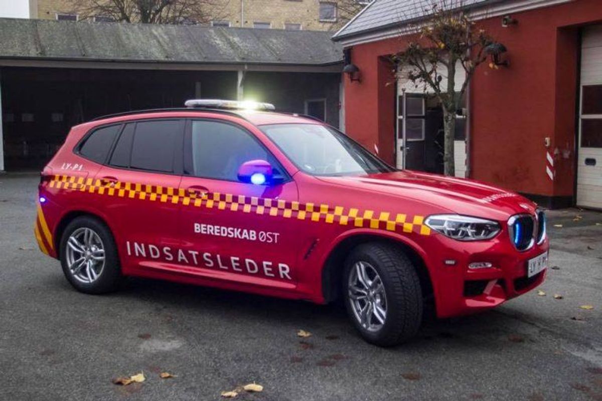 Sådan ser de ud, de nye indsatslederbiler: BMW X3, xdrive 30d. KLIK for flere billeder – fra ud- og indvendig. Foto: Beredskab Øst.