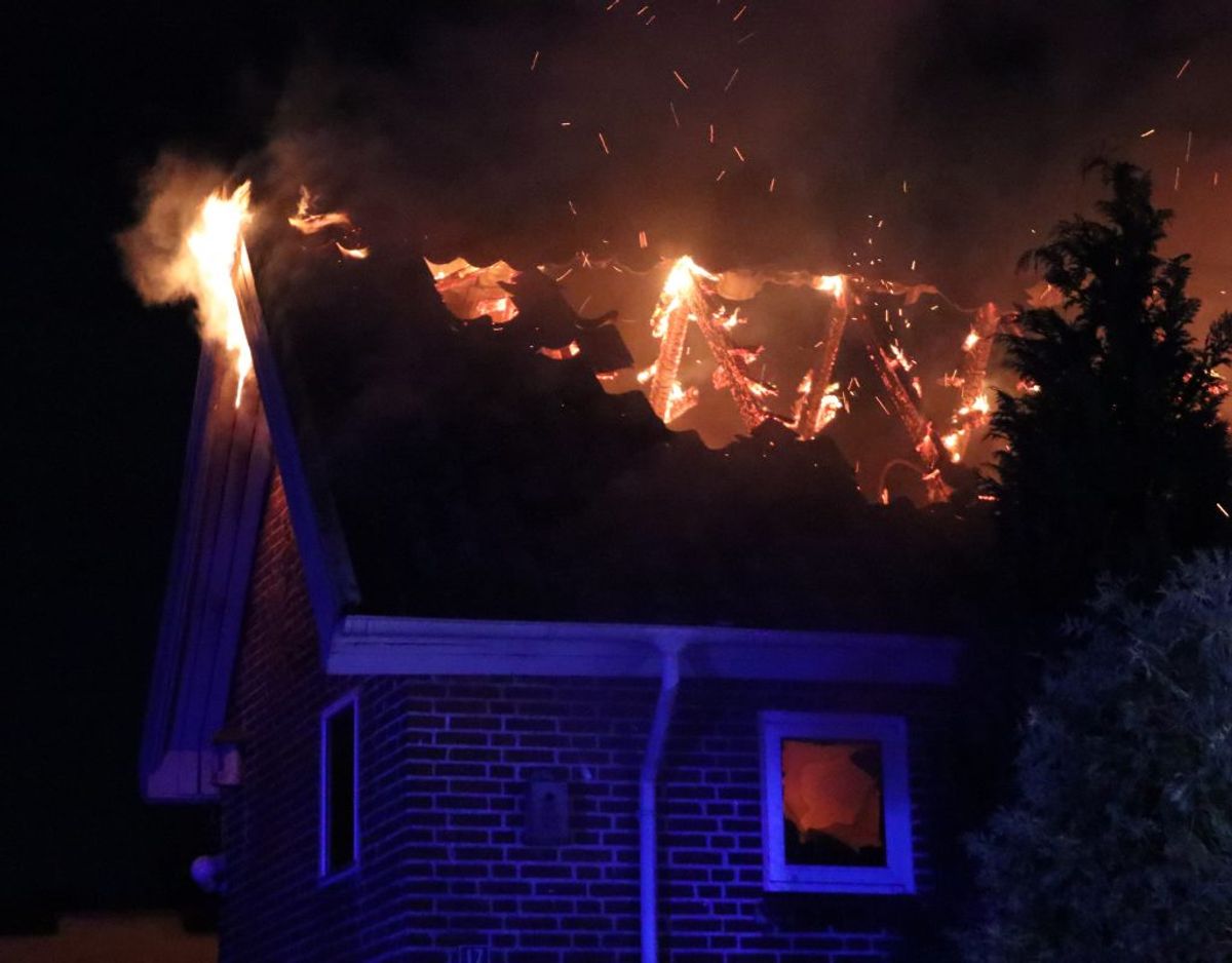 Alarmen lød tidligt om morgenen. Foto: Øxenholt Foto.