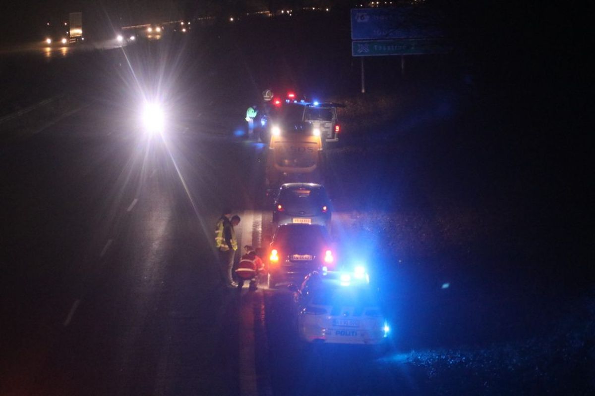 Det er endnu uvist, hvad der er sket. KLIK VIDERE for at se alle billederne. Foto: Presse-Fotos.dk