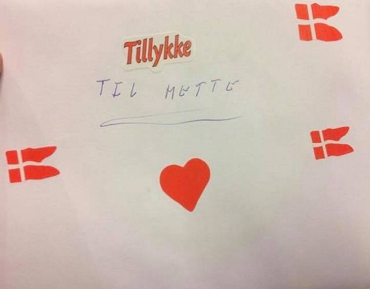 Sådan ser det ud, brevet til Mette. Et brev, der indeholder ‘noget af værdi’. Foto: Søren Lange.